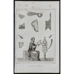 1844 - Instruments de musique du 13ème siècle 