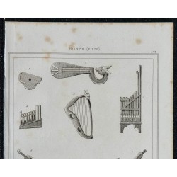 1844 - Instruments de musique du 13ème siècle 