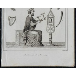 1844 - Instruments de musique du 13ème siècle 