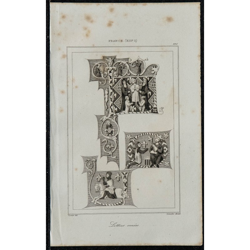 1844 - Lettres ornées 