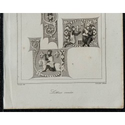 1844 - Lettres ornées 