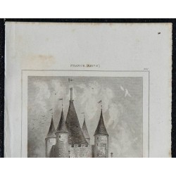1844 - Vue de la Tour du Temple à Paris 