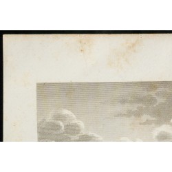Gravure de 1829 - Pont de Creil sur l'Oise - 2
