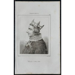 1844 - Portrait du roi de France Charles V 