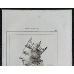 1844 - Portrait du roi de France Charles V 