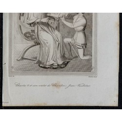 1844 - Portrait de Charles V et Jean de Vaudetar 