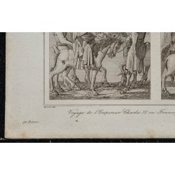1844 - Voyage de l'Empereur Charles IV en France 