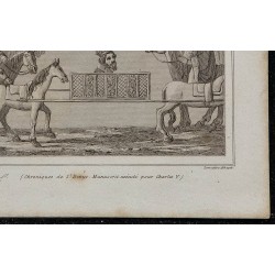 1844 - Voyage de l'Empereur Charles IV en France 