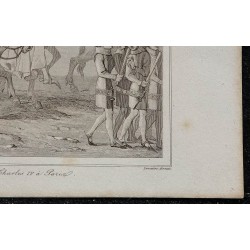 1844 - Entrée de Charles IV à Paris 