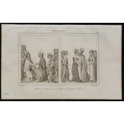 1844 - Visite de l'Empereur Charles IV à la Reine 