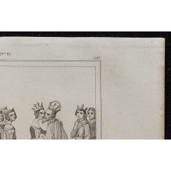 1844 - Visite de l'Empereur Charles IV à la Reine 