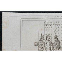 1844 - Vue d'une scène de banquet dans un palais 