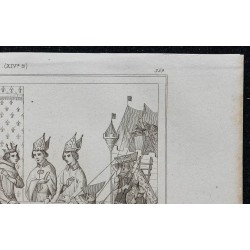 1844 - Vue d'une scène de banquet dans un palais 