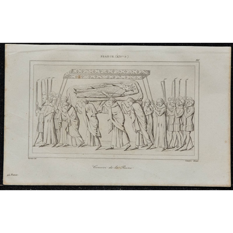 1844 - Convoi funéraire de Jeanne de Bourbon 