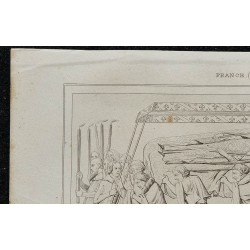1844 - Convoi funéraire de Jeanne de Bourbon 