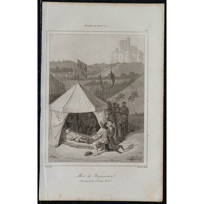 1844 - Mort de Bertrand Du Guesclin 