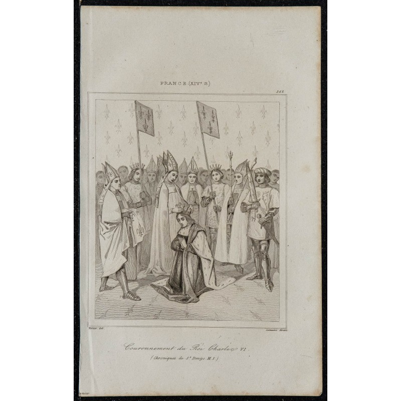 1844 - Couronnement du roi Charles VI 