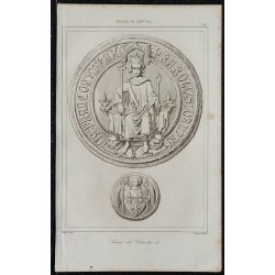 1844 - Sceau de Charles VI 