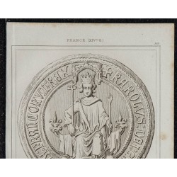 1844 - Sceau de Charles VI 
