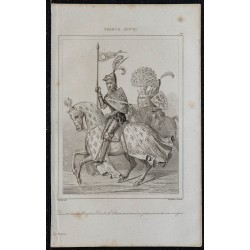 1844 - Portrait équestre de Louis II duc de Bourbon 