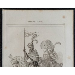 1844 - Portrait équestre de Louis II duc de Bourbon 