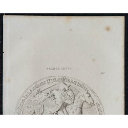 1844 - Sceau de Jean sans Peur, Duc de Bourgogne 