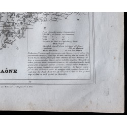 Gravure de 1833 - Département de la Haute-Saône - 5