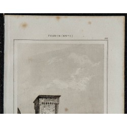 1844 - Tour de Clément VI à l'Abbaye de la Chaise-Dieu 