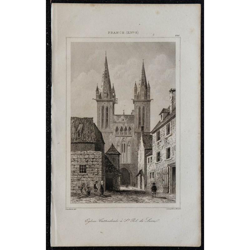 1844 - Cathédrale Saint-Paul-Aurélien de Saint-Pol-de-Léon 