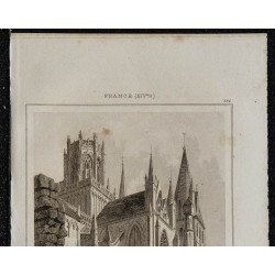 1844 - Vue de la cathédrale de Bayeux 