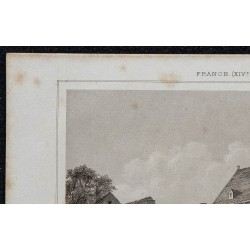 1844 - Vue du cloître St Jean des Vignes à Soissons 