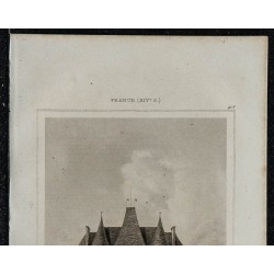 1844 - Vue de l'Hôtel de Ville de Vendôme 