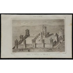 1844 - Vue du château de Vincennes 