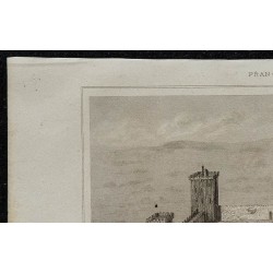 1844 - Vue du château de Vincennes 