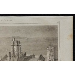1844 - Vue du château de Vincennes 