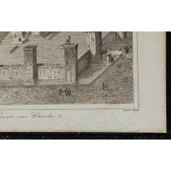 1844 - Vue du château de Vincennes 