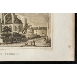 Gravure de 1829 - Eglise de Gonesse - 5
