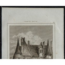 1844 - Vue de l'Hôtel de Sens à Paris 