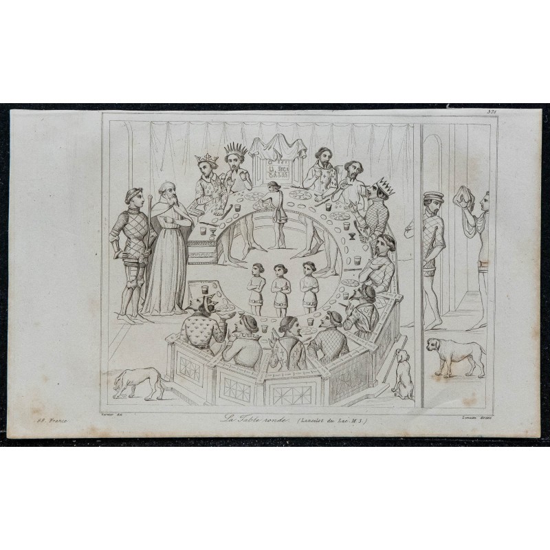 1844 - Représentation de La Table ronde 