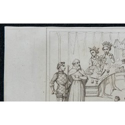1844 - Représentation de La Table ronde 