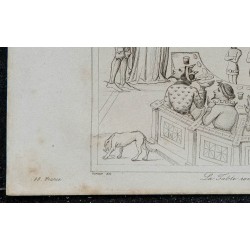 1844 - Représentation de La Table ronde 
