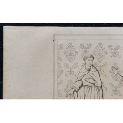 1844 - Religieux et sergents d'armes du 13ème siècle 