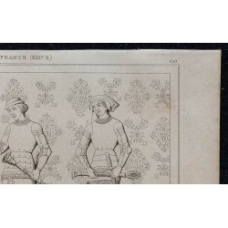 1844 - Religieux et sergents d'armes du 13ème siècle 