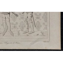 1844 - Religieux et sergents d'armes du 13ème siècle 