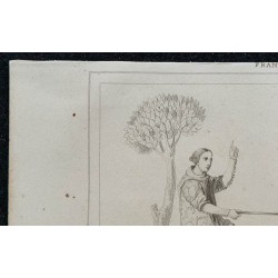 1844 - Scène didactique de Gaston Phébus 