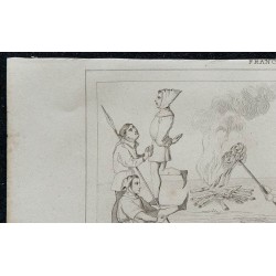 1844 - Scène de chasse avec Gaston Phébus 