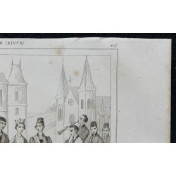 1844 - Scène de noce sous le règne de Charles V 