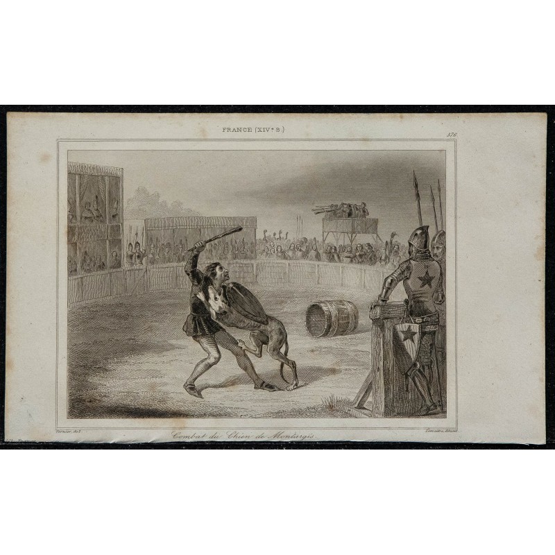 1844 - Combat du Chien de Montargis 
