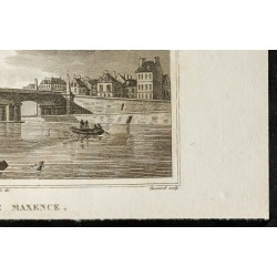 Gravure de 1829 - Pont Sainte Maxence - 5