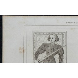 1844 - Cartes à jouer médiévales de Jacquemin Gringonneur 